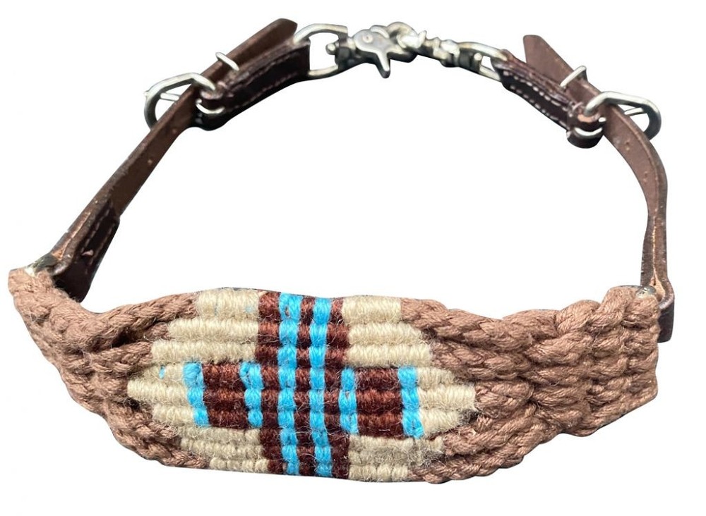 Showman Aztec Design Multi-Strand Wool String Wither Strap