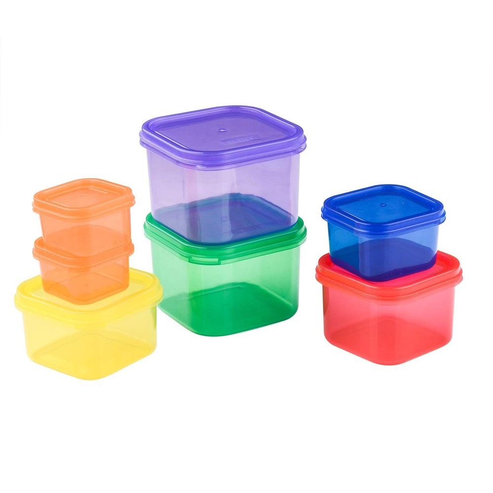 FIXBODY 7PCS Portion Control Containers, Color-Coded Labeled, 21 Day Lose Wei...