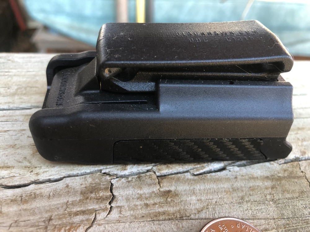 BLACKHAWK! Single Stack Magazine Case Belt Carrier #410500PBK - Matte Black