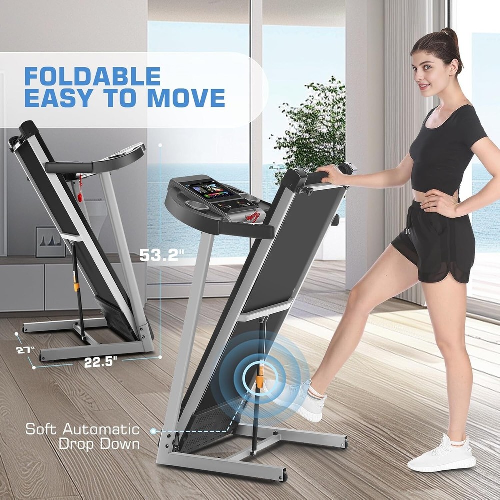 🤸🏻 3.25HP Super Quiet Running Machine with 36 built-in programs Treadmill🤸🏻