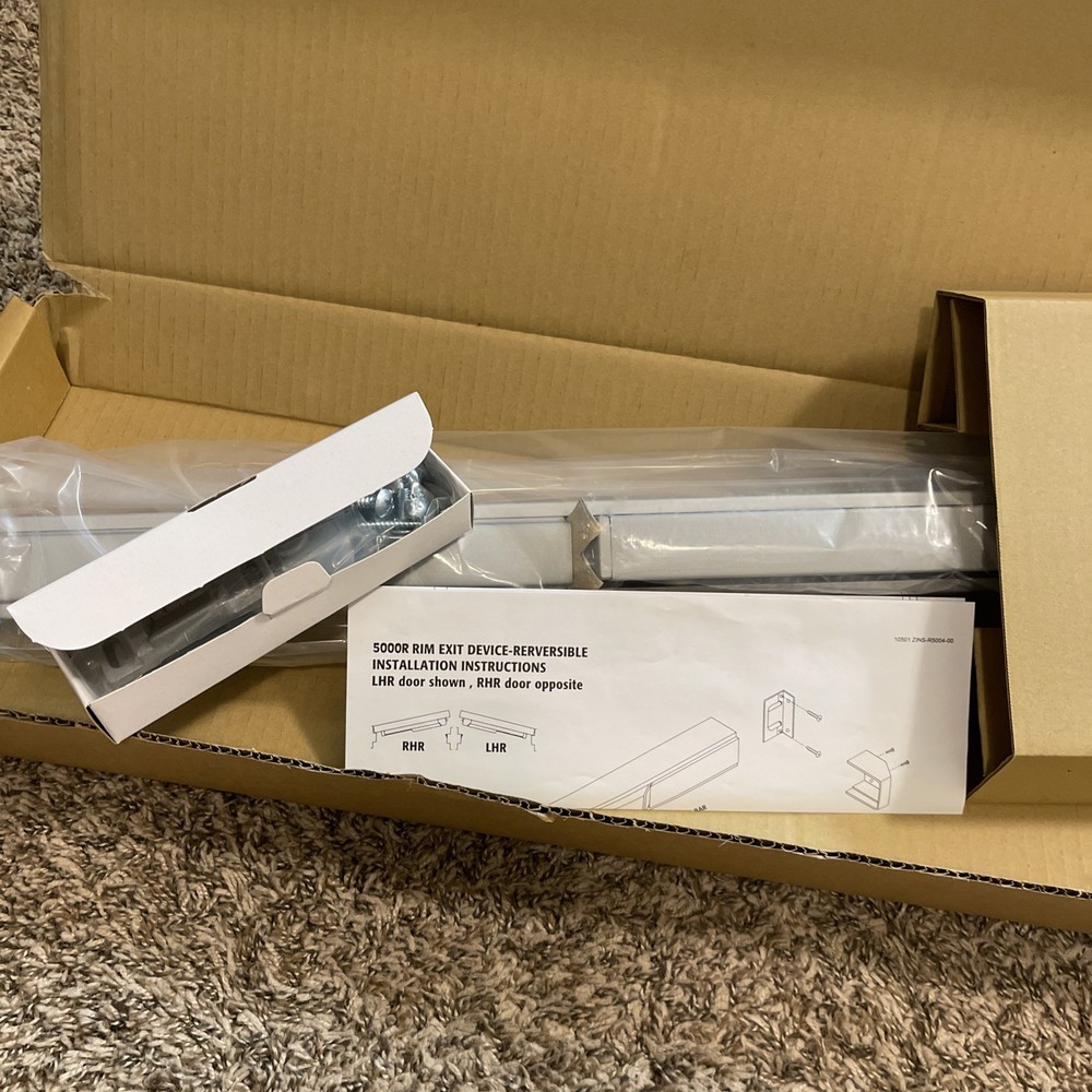 PAMEX Panic Exit Device E5000/E03-AL Aluminum DOOR Handle New Open Box