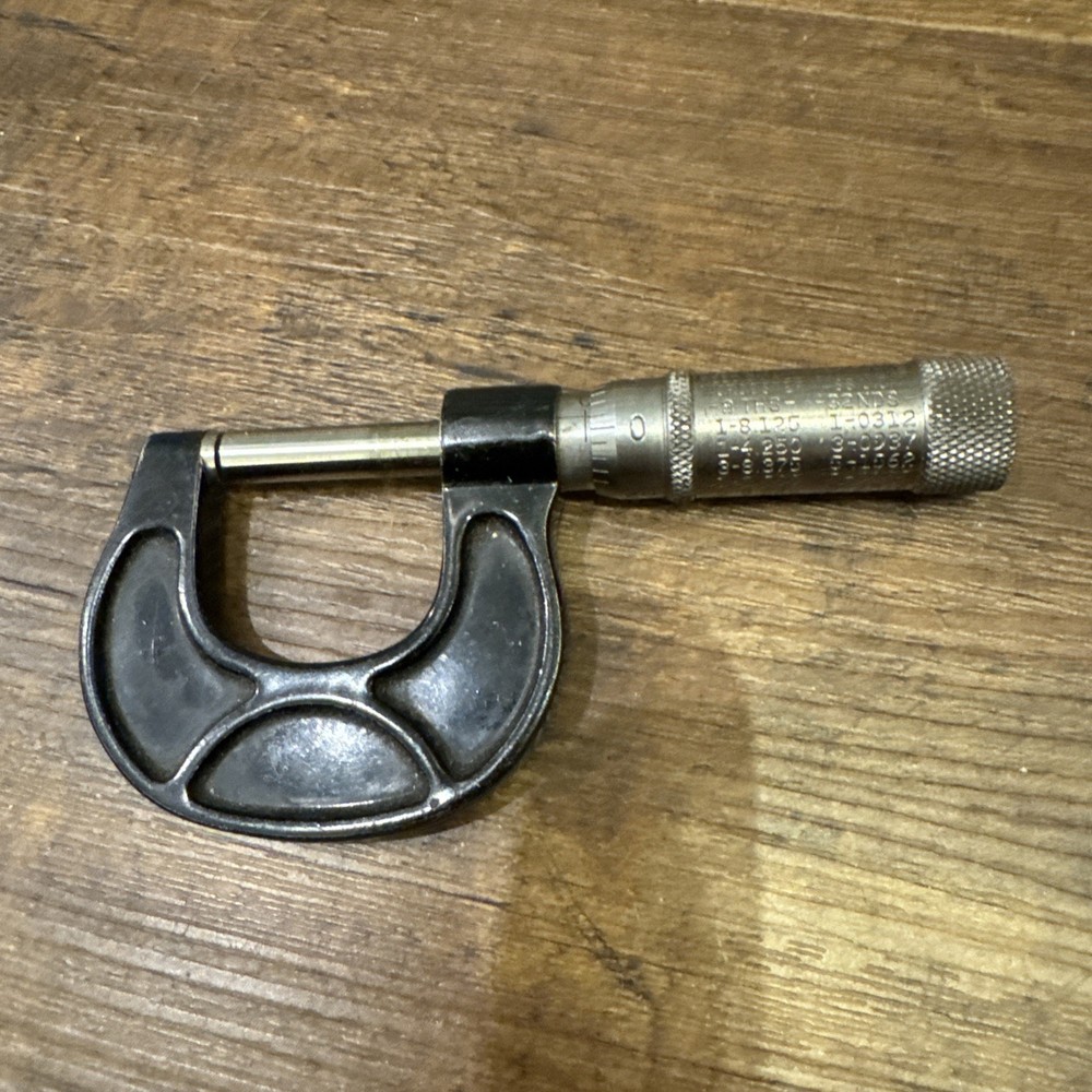 Vintage Reed Small Tool Works 0-1" Micrometer