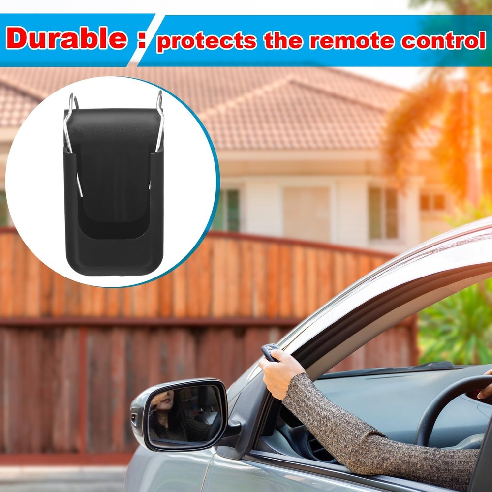2 PCS Transmitter Clip Compatible with MicroPLUS Door King Gate Visor Garage