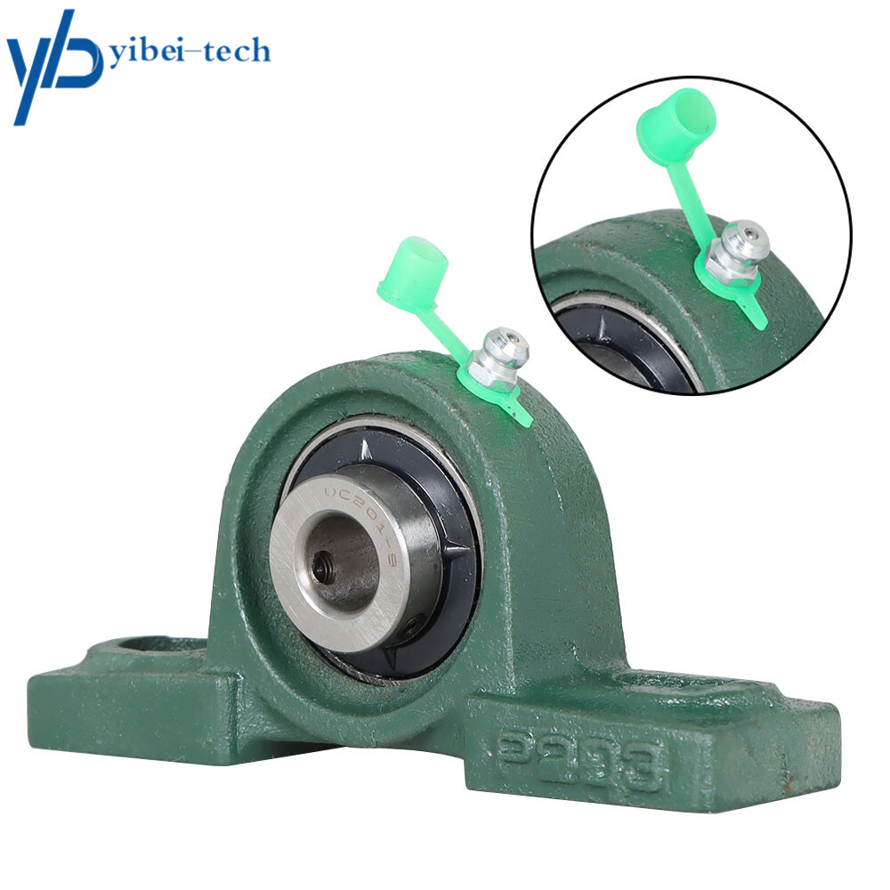 4 Piece 1/2" Bore UCP201-8 Solid Base Pillow Block Bearing Self Aligning 2 Bolt