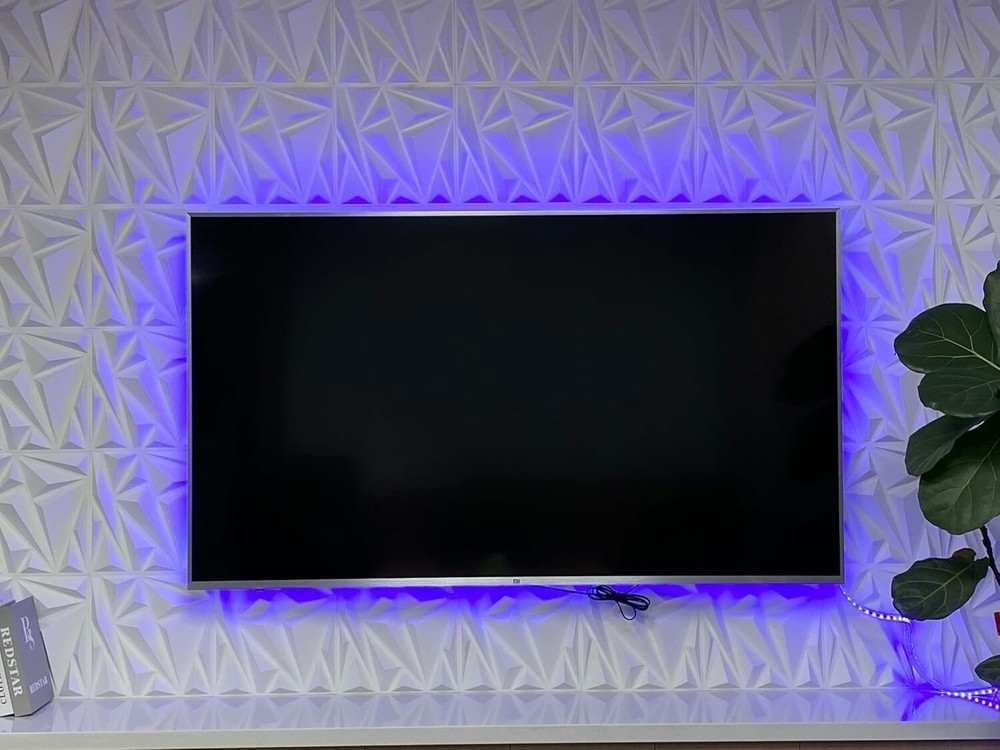 50 Pack 3D Wall Panels for Interior Wall Decor, Modern Diamond Wall Panels