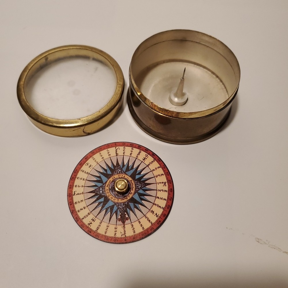 Brass Dry Card Compass
