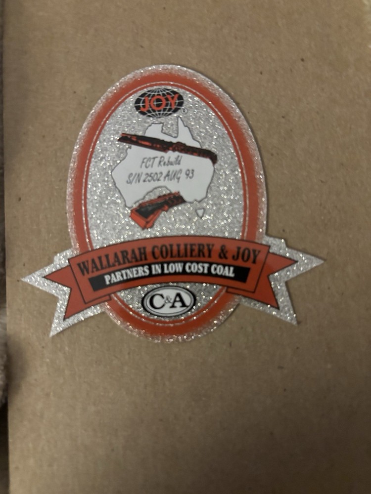 joy coal mining stickers Nice Australian Item 30