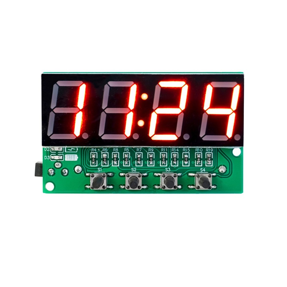 Electronic Clock Kit Multifunction Digital Clock Soldering Practice DIY Kit DC5V