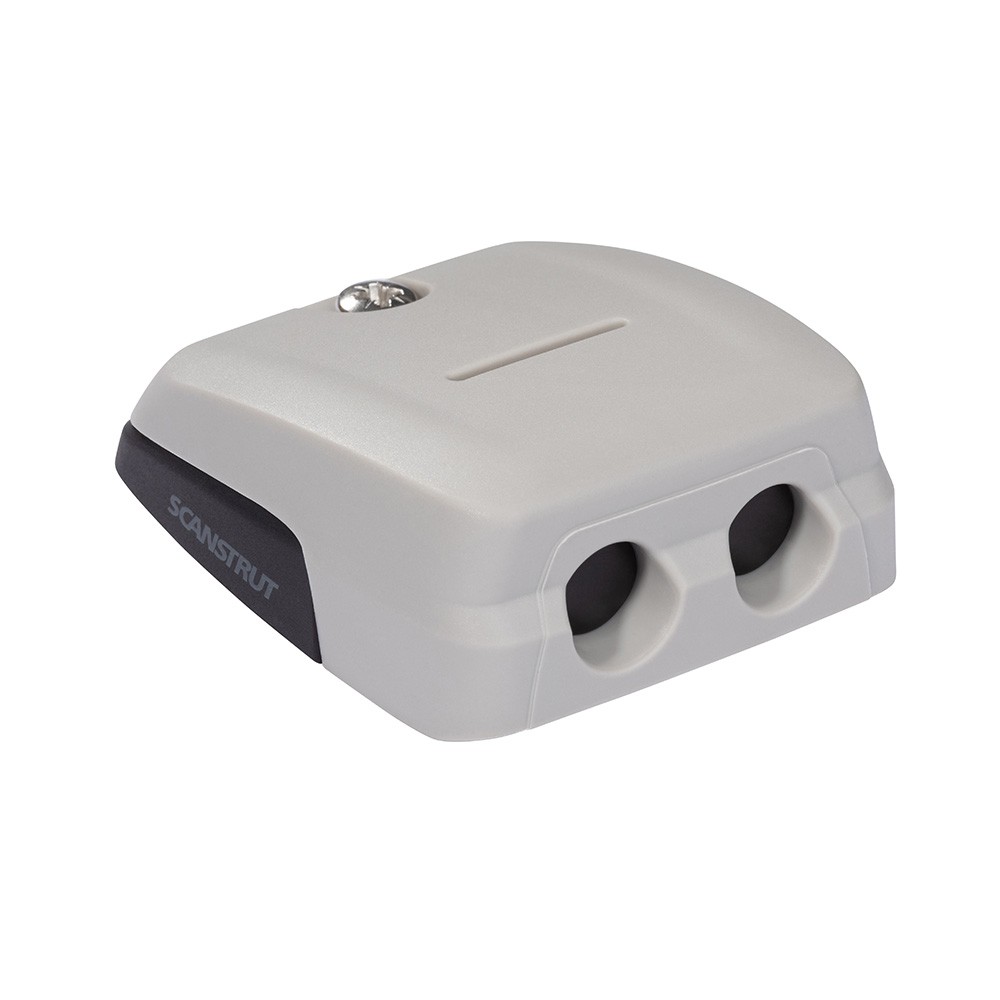 Scanstrut Horizontal Double-Entry Cable Seal - Grey - Multiple Cable