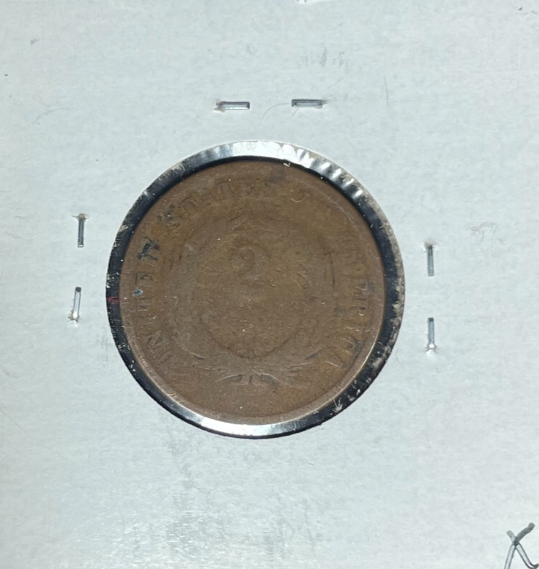 1865 TWO CENT PIECE ~ GOOD ~NICE COIN~