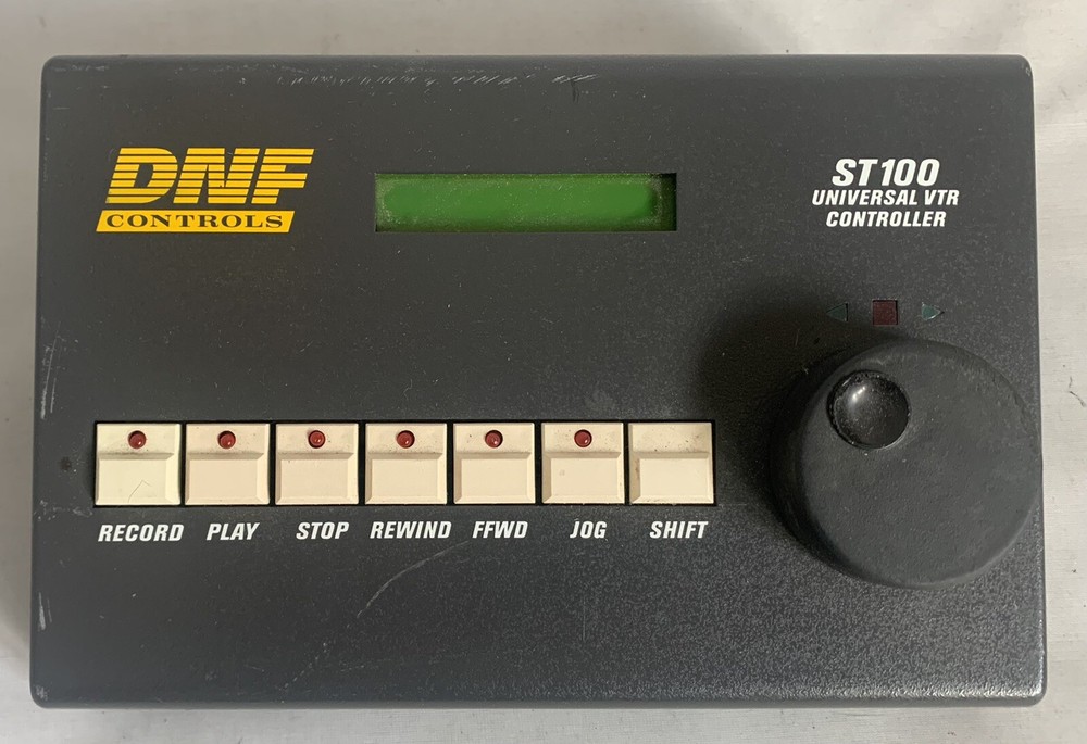 DNF Controls ST100-S Universal VTR Controller Untested