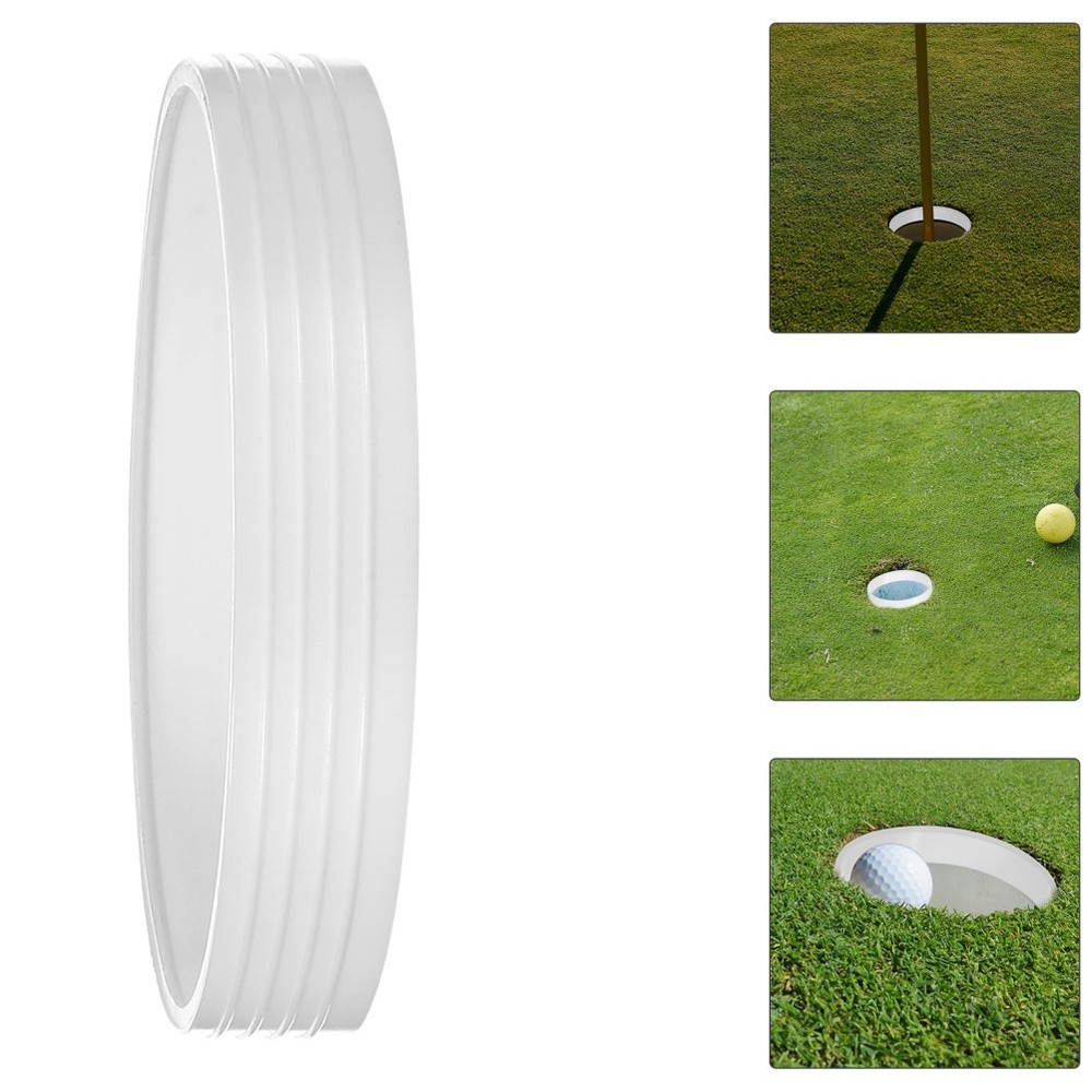 6 Pcs Golf Course Hole Cup Retaining Ring Practice Cups Rings Putting Discs
