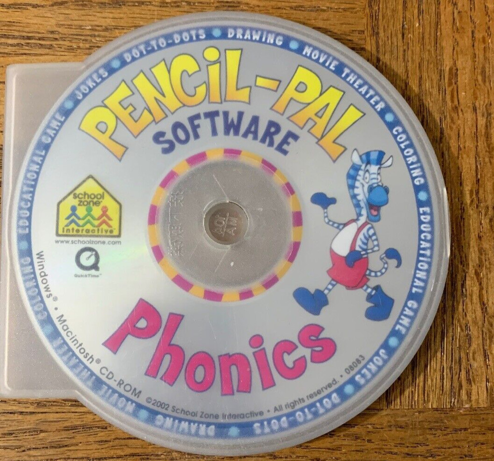 Pencil Pal Phonics PC CD Rom Game
