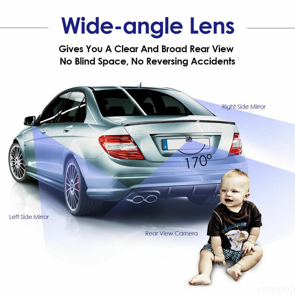 18.5MM Flush Mount Car Reversing Camera CVBS