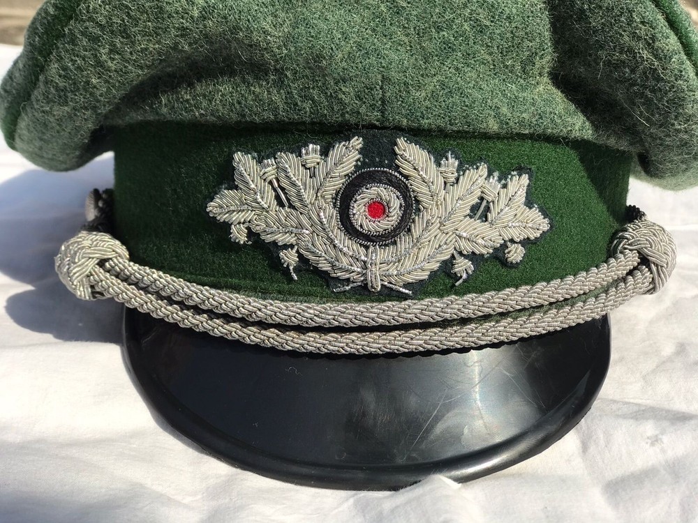 WWII GERMAN ARMY FORESTRY OFFICERS Visor Cap