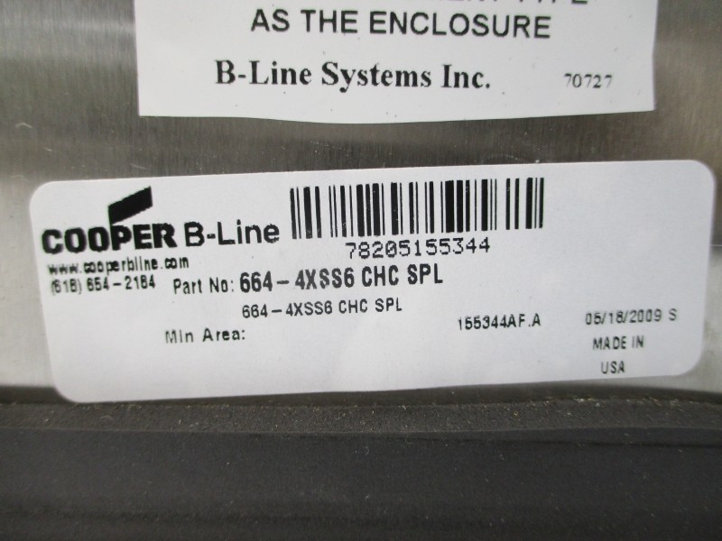 COOPER 664-4XSS6CHCSPL NSMP