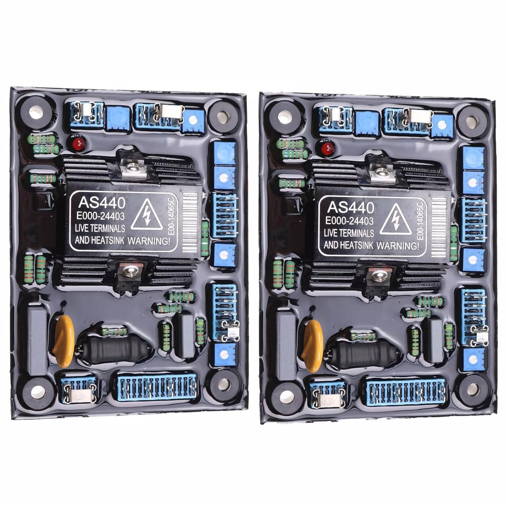 2PCS AVR AS440 Automatic Voltage Regulator Module Fits Generator Genset