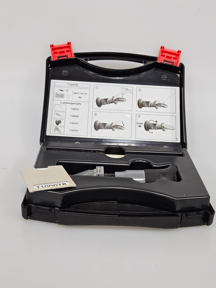 VW T10007B Analog Refractometer Fluid Analyzer w/ Hard Case