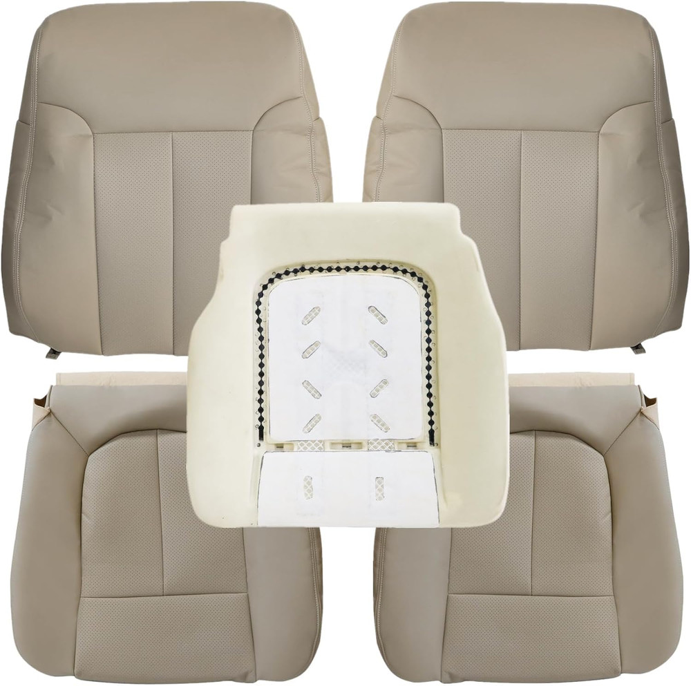 Front Driver and Passenger Side Bottom and Top Lean Back Replacement Perforated