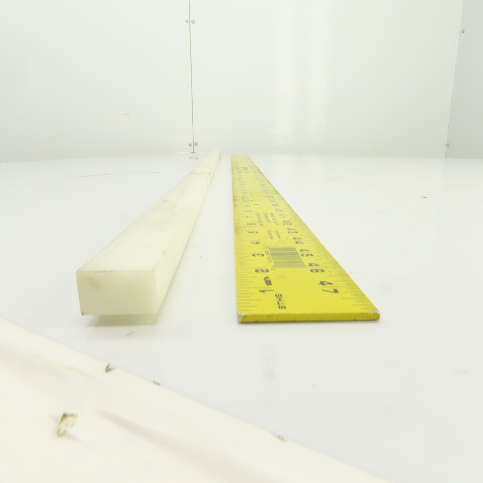 Delrin Rectangular Bar Stock Natural 5/8" x 1" x 48" L