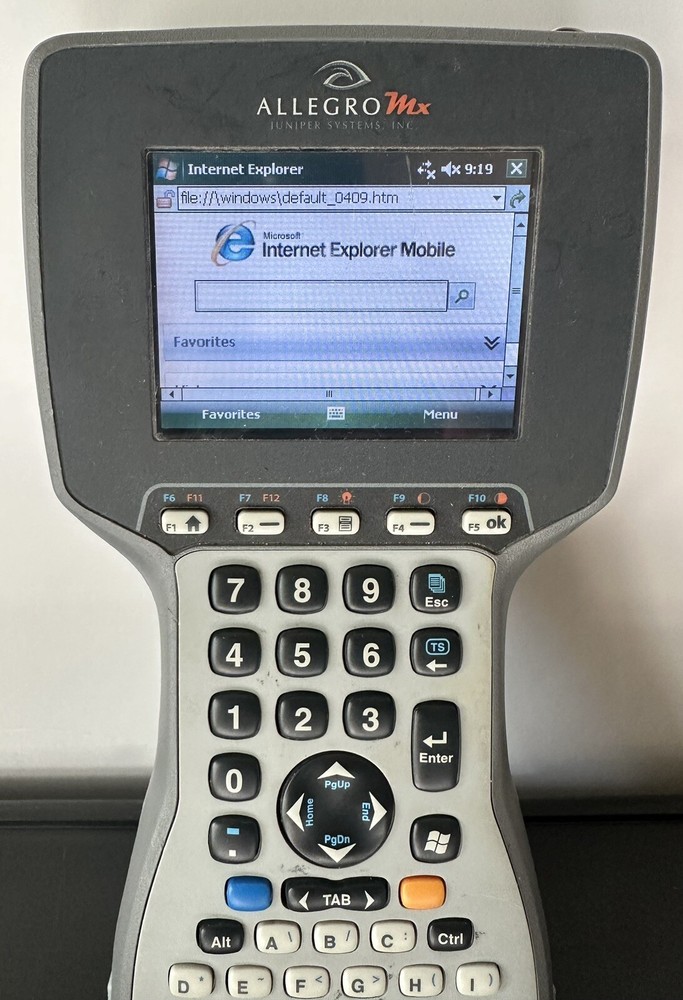 Juniper Systems Allegro MX Ultra Rugged Handheld Field Computer Data Collection