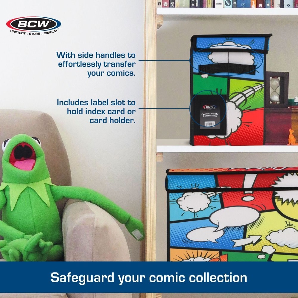 2 BCW POW Art Comic Book Foldaway Totes