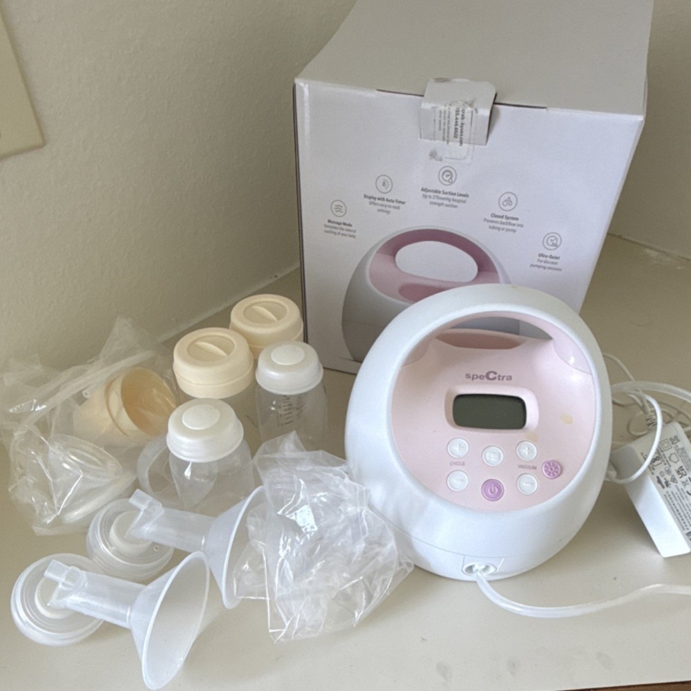 Spectra S2 Plus Double Electric Breast Pump Digital Timer Nightlight Kit