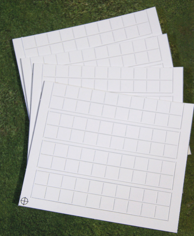 Half-inch Plain White Counters – Die-Cut