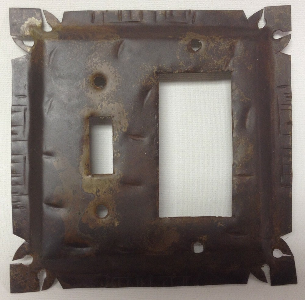 Rustic Switch Plate/Outlet Covers with Cut Corners- Many configurations!