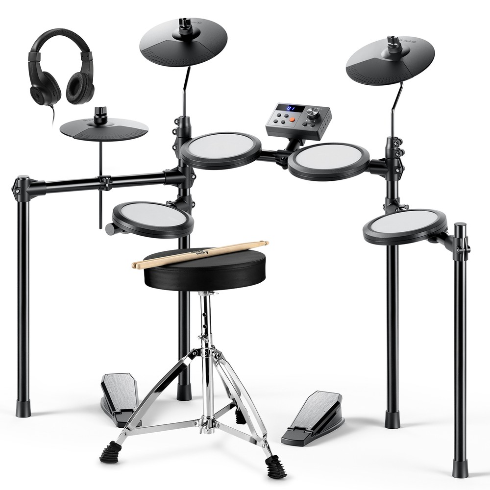 🥁 Donner DED-70 Electronic Drum Set | NEW VERSION | With Throne Headphones