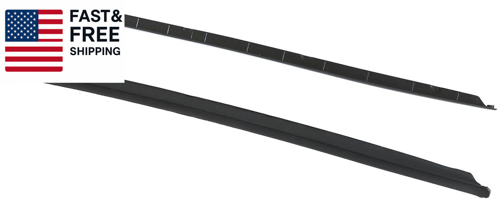 1Pair Front Right&Left Side Windshield Molding Strip Compatible with Dodge Ram 1