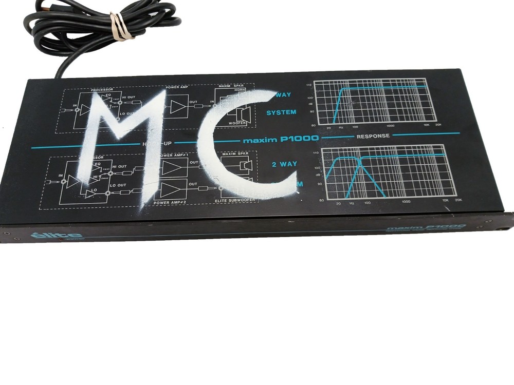 Elite Maxım P1000 Sound Processor/Crossover Processing System - WORKS