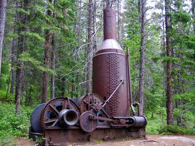 HO Scale Custom Steam Donkey Logging Engine