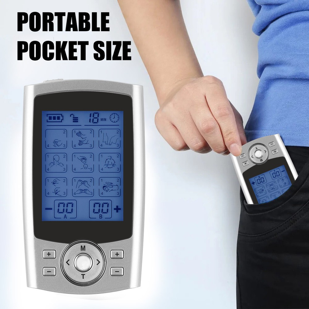 36 Modes Muscle Stimulator Pulse Massager Electrotherapy Pain Reliever Device.