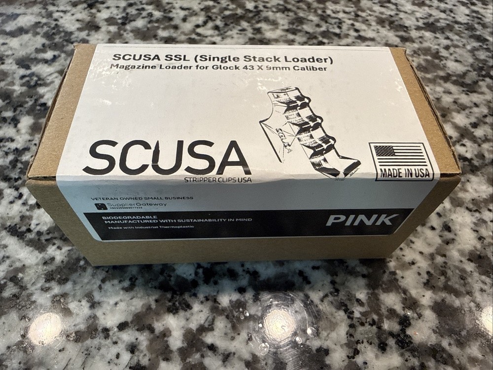 SCUSA SSL Single Stack Loader fits Glock 43x NEW in package PINK
