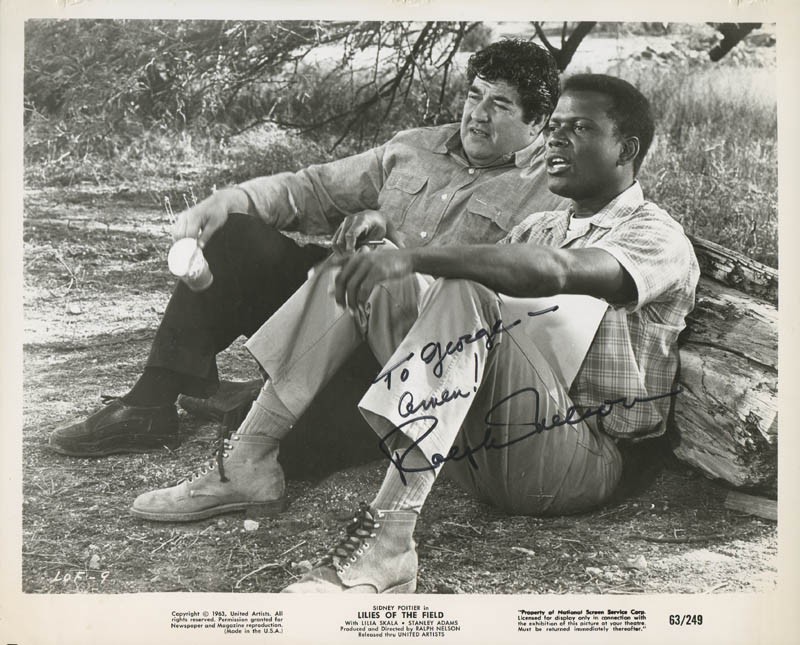 RALPH NELSON - INSCRIBED PHOTOGRAPH SIGNED