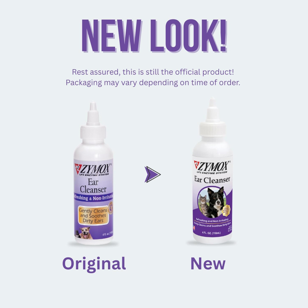 Ear Cleanser Solution for Dogs and Cats, 4Oz