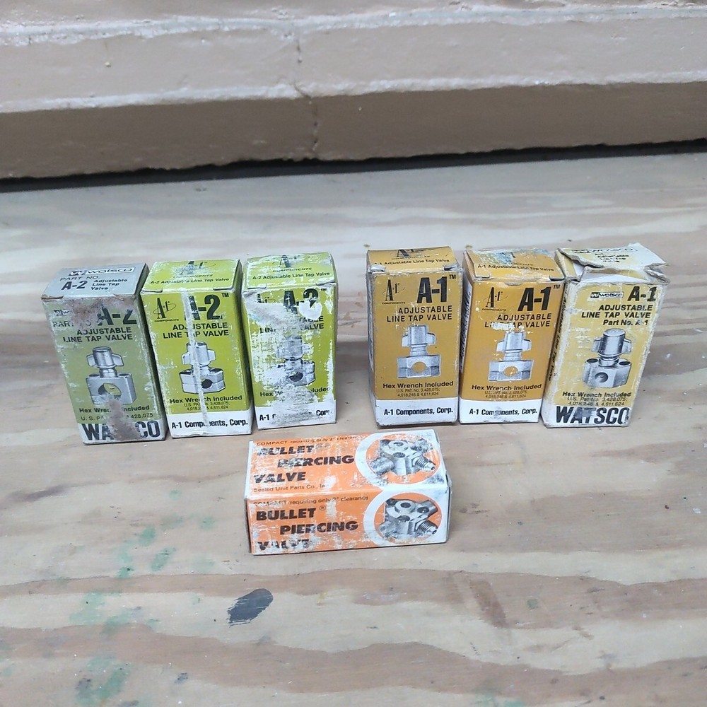 LARGE Lot of 7 Piercing Valves