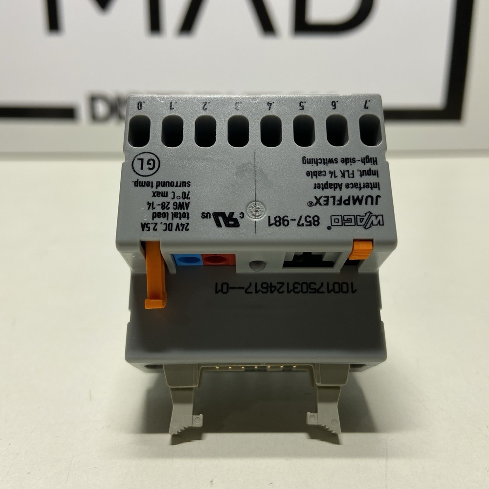 WAGO 857-981 Jumpflex Interface Adapter Input, FLK 14 Cable High-side Switching