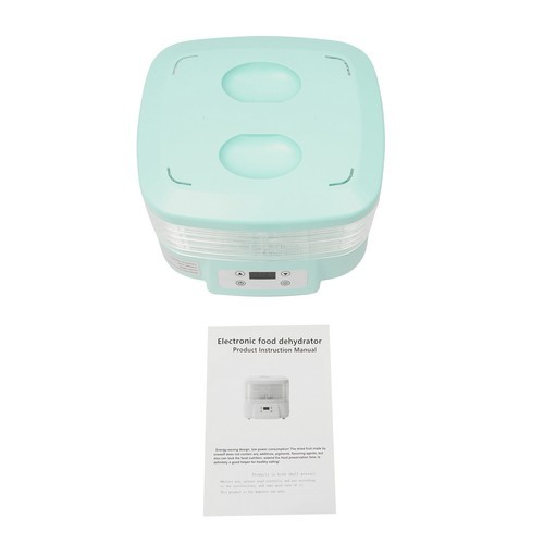 5 Trays Food Dehydrator Machine, Adjustable Timer Fruit Drying Machine