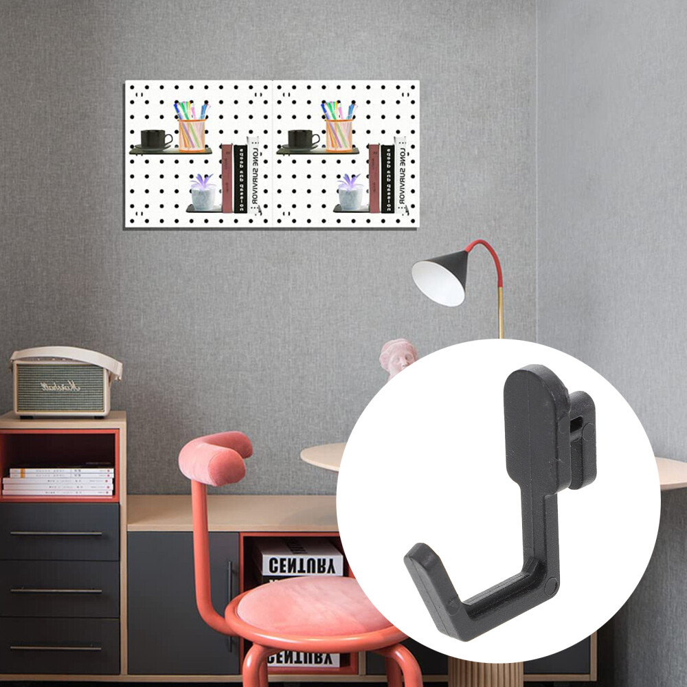20pcs Shelf Hooks Pegboard Hook Shelving Hook J Shape Garage Store Hooks
