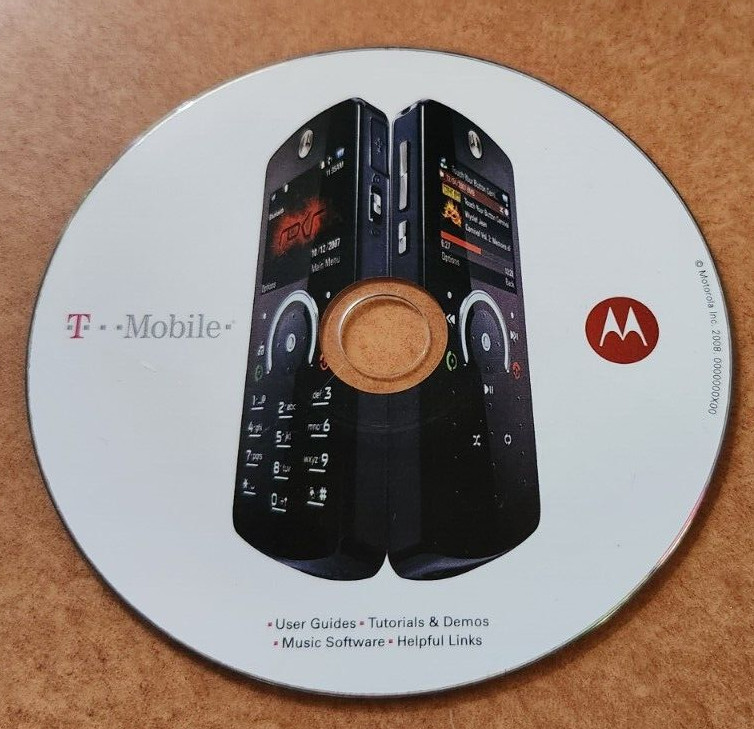 MOTOROKR E8 T-Mobile Motorola User Guide CD-ROM