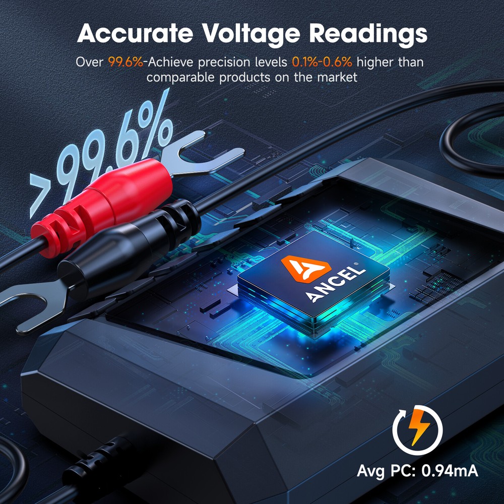 Car Battery Monitor Analyzer Bluetooth Battery Load Tester for iPhone Android