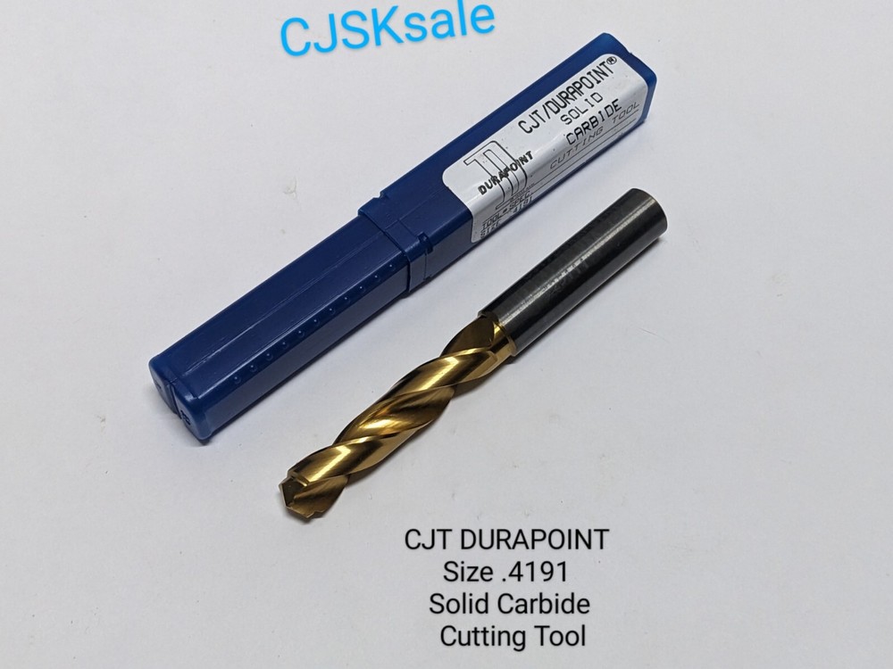 CJT Durapoint Size .4191 Solid Carbide Cutting Tool  (NEW).