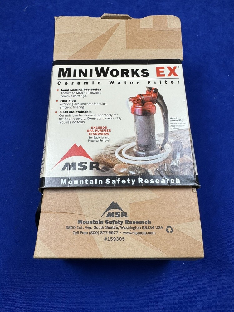 MSR MiniWorks EX  Ceramic Water Filter System