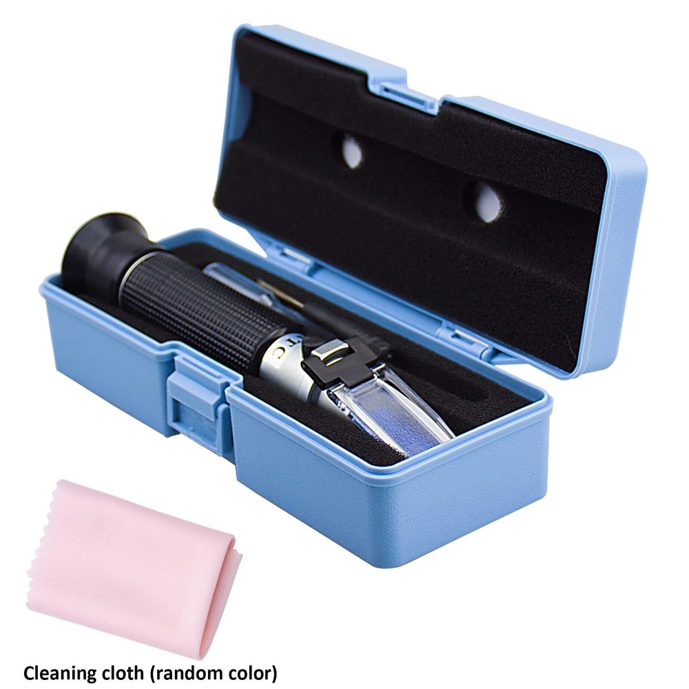 Brix Refractometer 0-32% Brix Meter Refractometer for Testing Sugar Content ATC