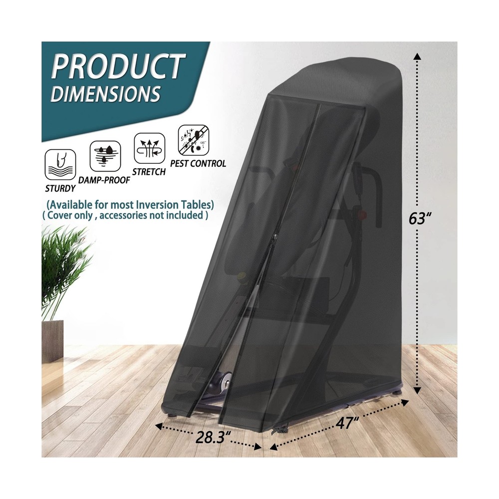 Inversion Table Cover - Dustproof and Waterproof Inversion Equipment Protecti...