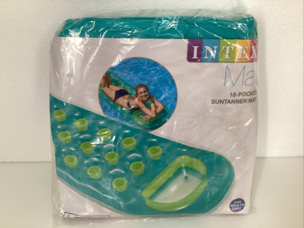 Intex Mat Style Float-18 pocket-sun-tanner Style