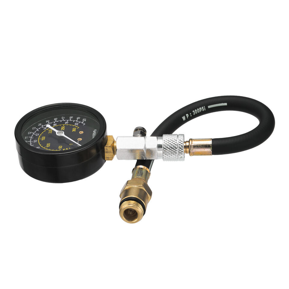 Engine Compression Tester Testing Gauge Gage Check Test Tool Kit Diagnostic USA