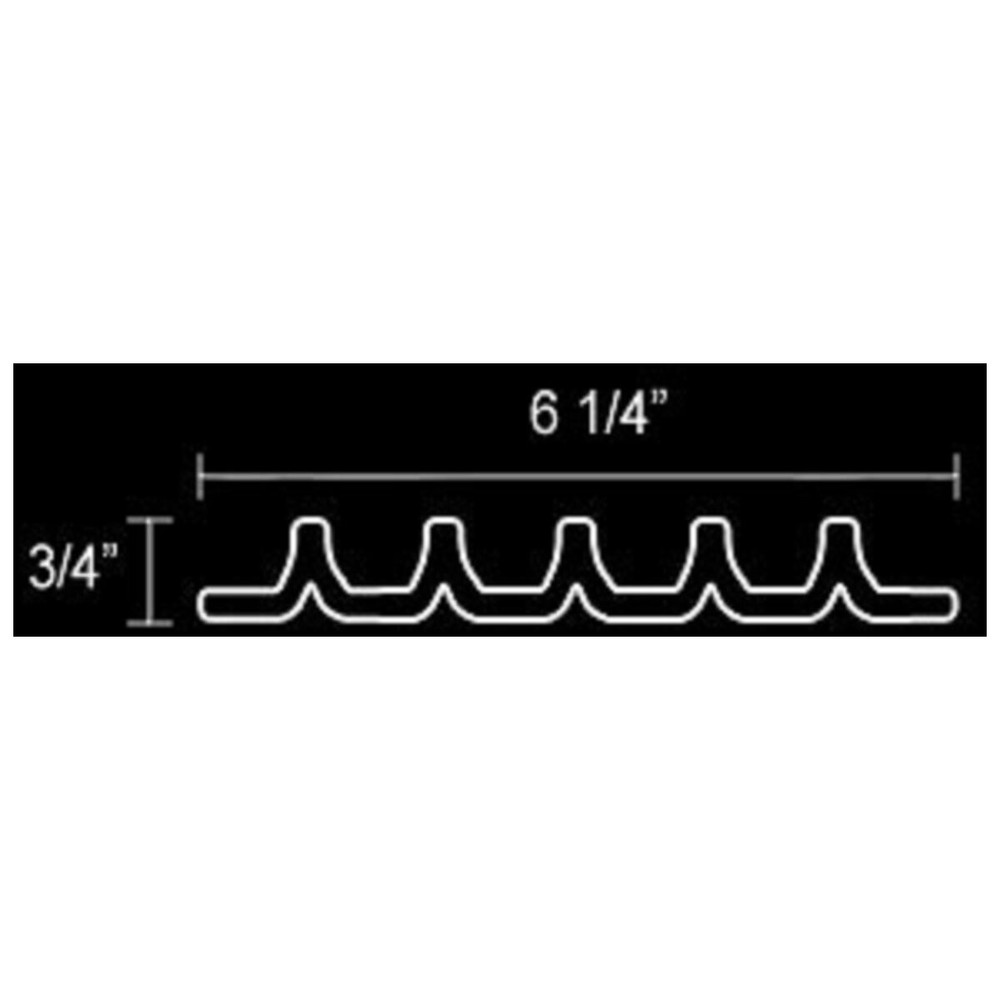 Caliber Black Multi-Glide Ski Guide System - 6 in. Double Set - 13310